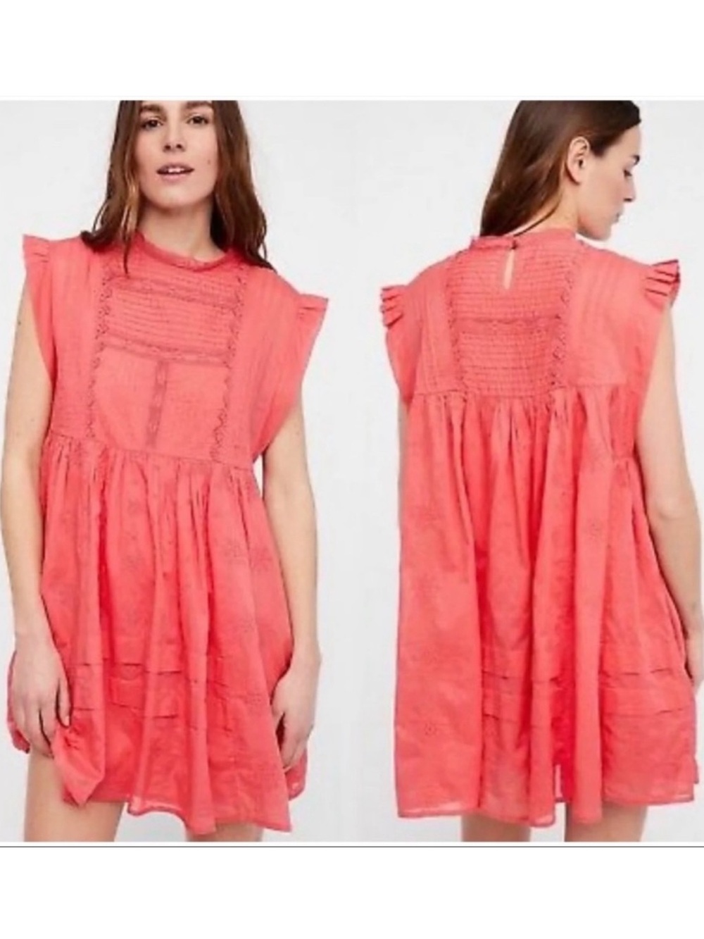 FREE PEOPLE | Nobody Like You Peasant Embroidered Dress Size M